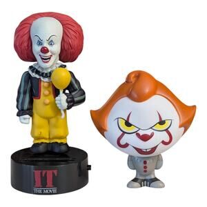 Stephen King's IT Pennywise 1990 Neca Solar Powered Body Knocker & 4" Figure